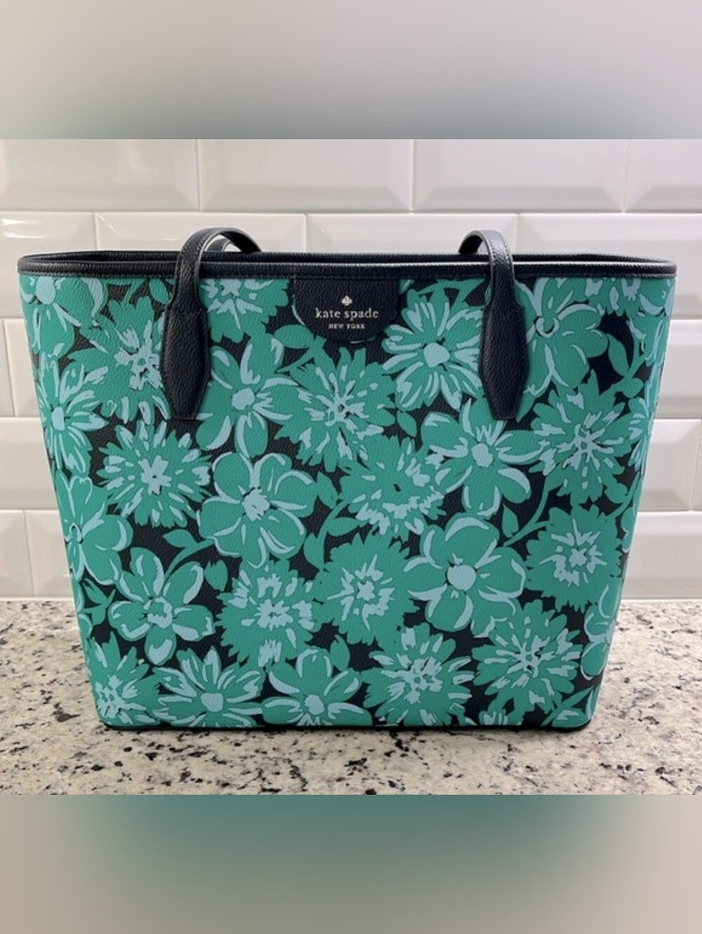 Kate Spade New York Tri Color Floral Tote – Limited Edition (style K7391)